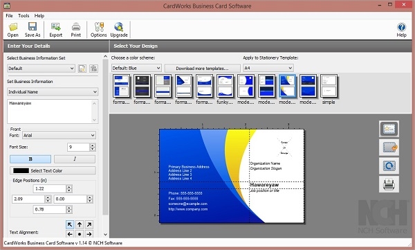 Business Card Designer 5.15 + Pro for mac download free